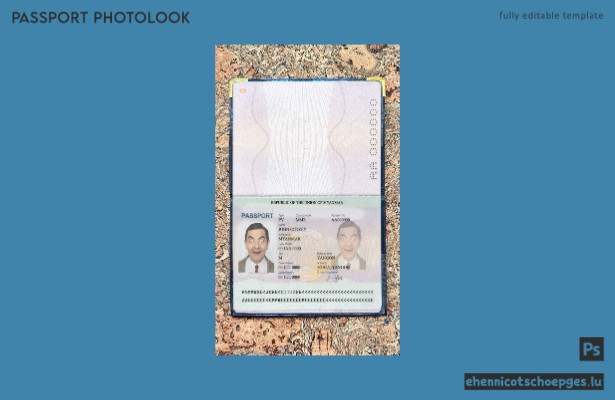 Beispielansicht eines Passfotos für Myanmar